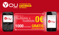 1000 minutos gratis con YouMobile