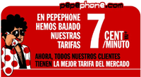 Pepephone a 7 céntimos